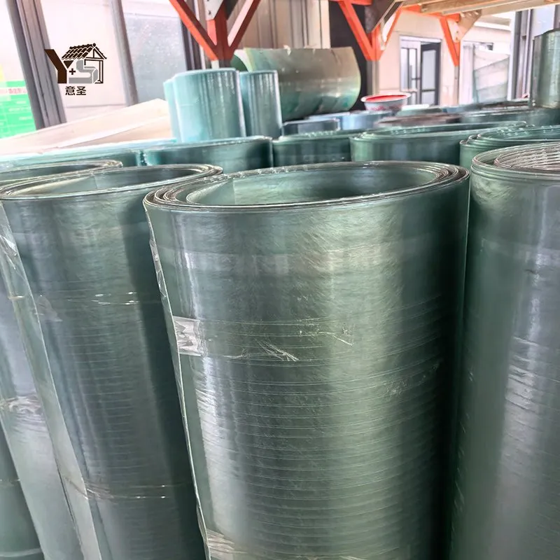 Transparent FRP Flat Roofing Sheet